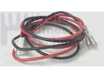 Lifecore 1050UBS Upright Bike Board Battery Cable Wire Harness