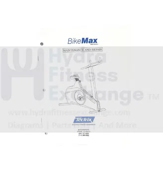 Cybex Tectrix Bikemax R Upright Bike Maintenance and Repair Manual