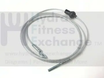 Weider 8525 - WESY19510 WESY19512 Stack Gym Cable Assembly 97" 176737