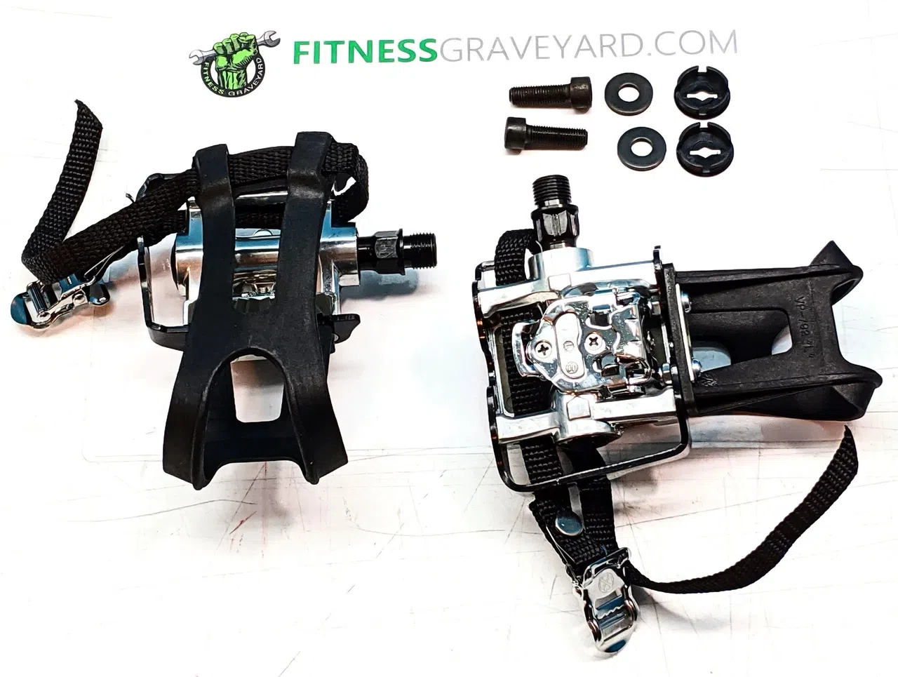 Evo Fitness Spin Bike Pedal Pair # 3151 NEW # TMH032720-5LS