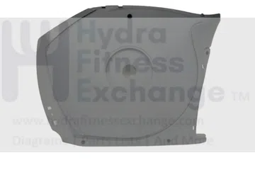 Horizon Fitness Elite E7 - EP585 Elite E9 - EP586 Elliptical Left Side Cover Set Semi Assembly 1000348014