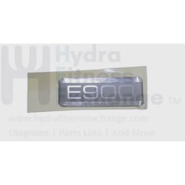 Horizon Fitness E900 - EP177 Elliptical Console Mast Boot Decal 071403
