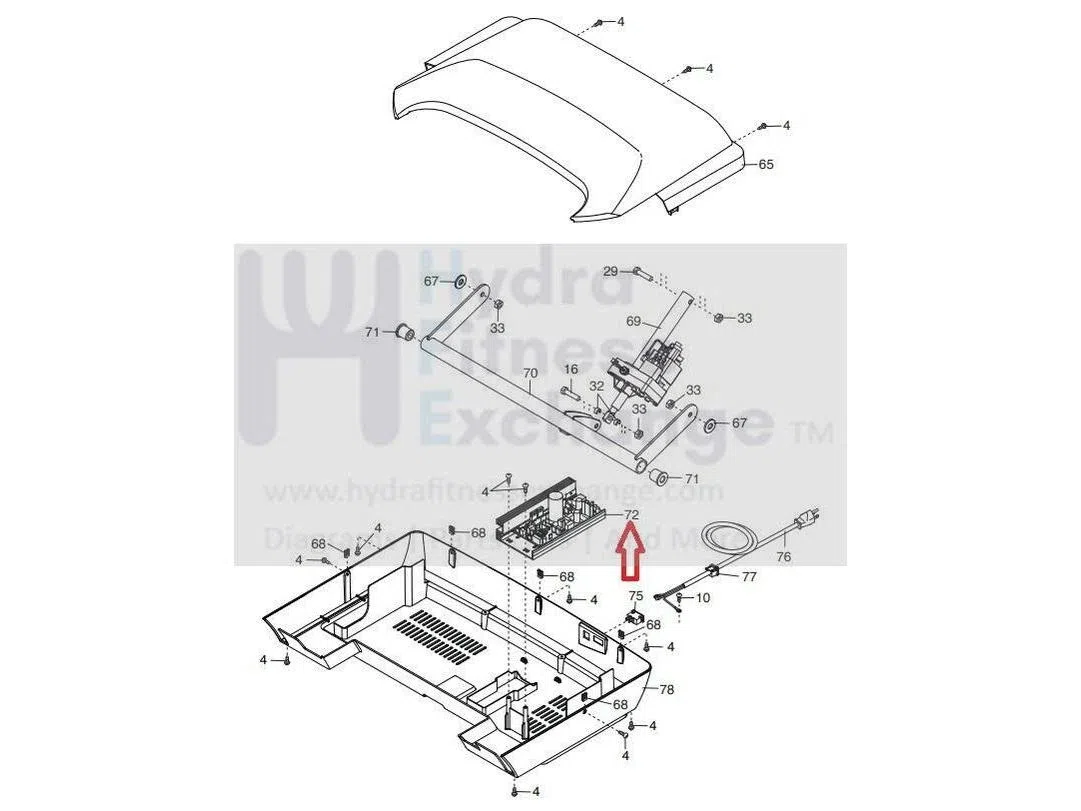 NordicTrack ProForm Treadmill Lower Motor Control Board Controller 396873 MC1618DLS