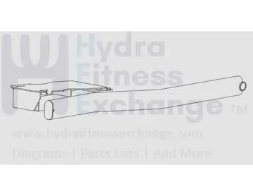 Horizon Fitness EX56 - EP179 Elliptical Right Lower Link Arm Set 055964-ZR