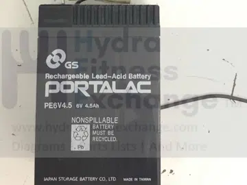 Used SportsArt 5150R 8007 C570R Elliptical Rechargeable Lead Acid Battery 6V 5002-14