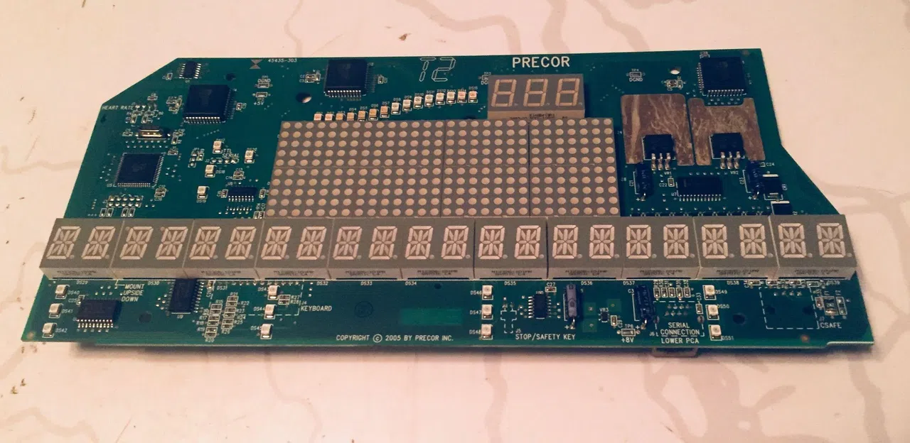 Precor 9.3x Electronic Console Board