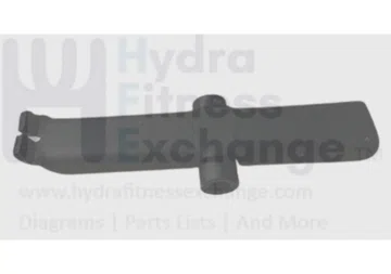 Horizon Fitness IC7.9 - FC062 Stationary Bike Magnet Bracket Adjustable Plate 1000442973