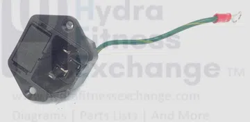 Precor EFX 5.21 C532 C546 Elliptical Power Entry Module PPP000000011279102