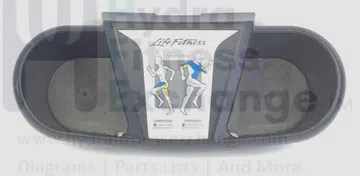 Used Life Fitness E1 X1 Elliptical Accessory Tray MFR-80421 REX2G72
