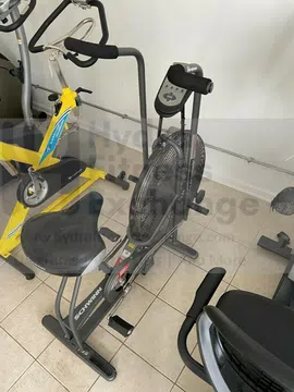Used Schwinn Airdyne Upright Dual Action Wind Fan Exercise Bike