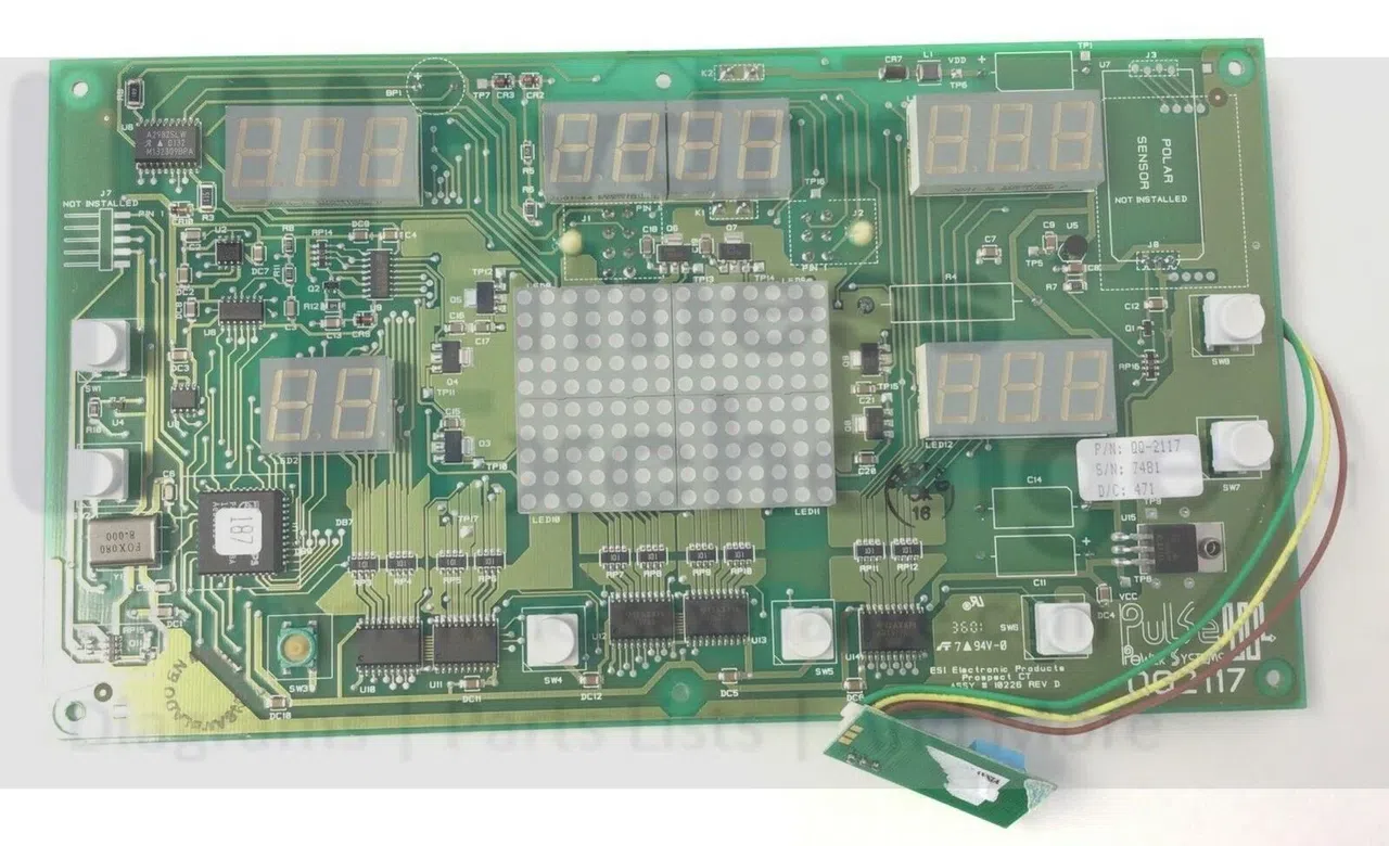 Trimline StairMaster Treadmill Display Console Electronic Circuit Board QQ-2117