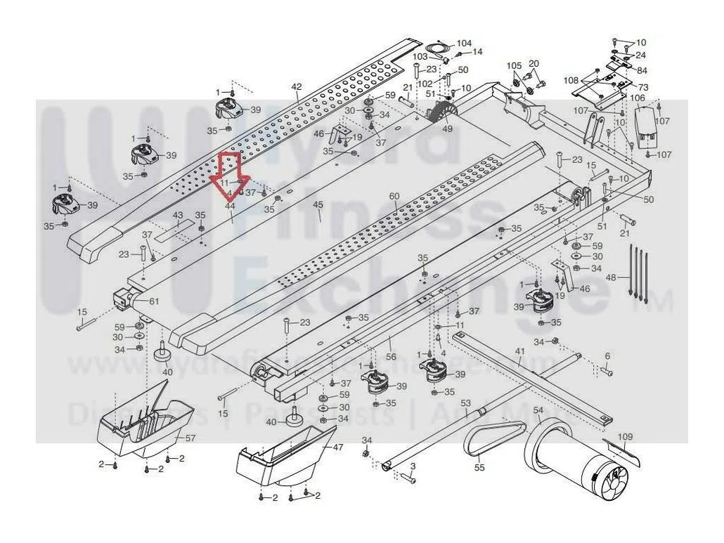 Proform NordicTrack Treadmill Walking Platform 349363