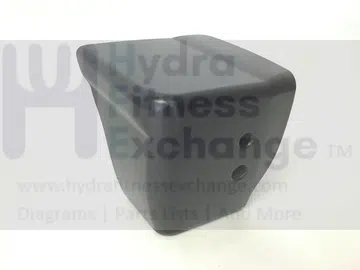 Used Sole Fitness WF83 (583888) Treadmill Left Rear Base End Cap PP030010-I1 000925