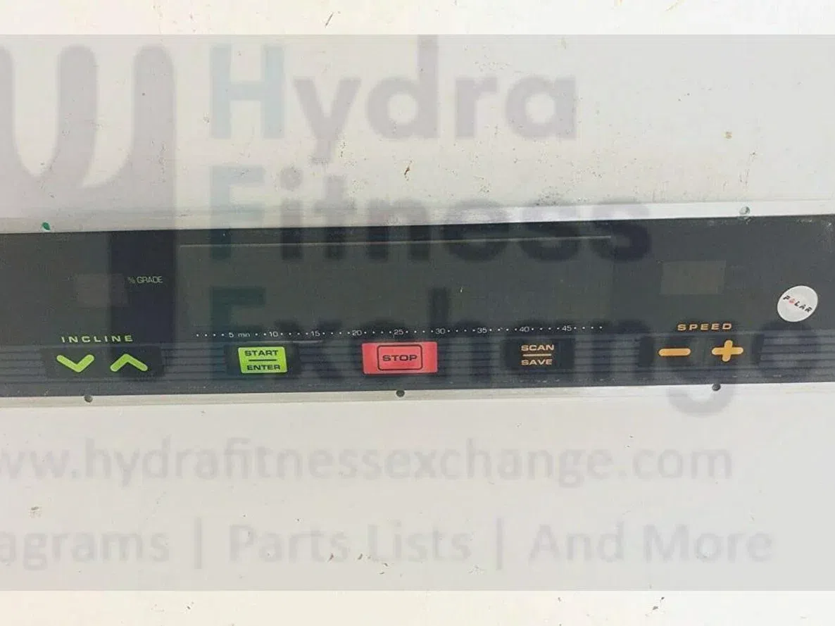 Cybex 535 Trotter Treadmill Display Console Panel E117895