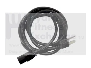 AFG Livestrong Horizon Vision Tempo Fitness Treadmill Power Cord 16AWG 002169-A