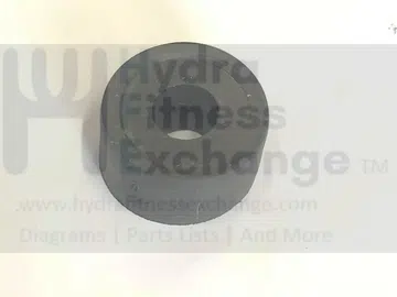Used Life Fitness Recumbent Bike 1" Rubber Bumper REX21NY