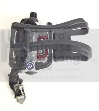 Bowflex Schwinn Stationary Bike Right Pedal with SPD and Toe Clips Cage 8016575 JD-304V-SPD