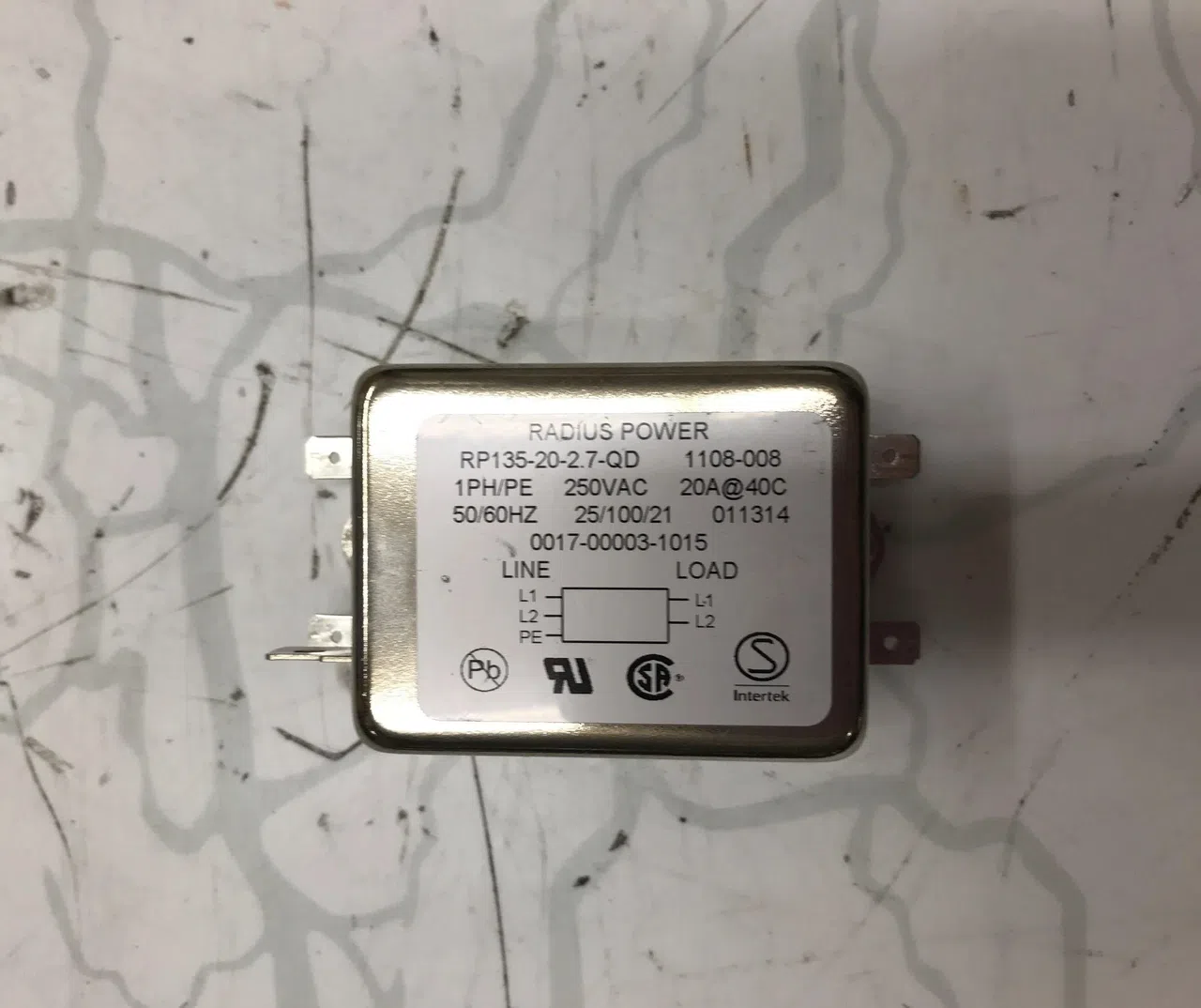 Life Fitness 95T Filter #0017-00003-1015 (USED) REF#1345SH