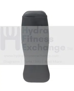 Cybex Strength System Back Pad Charcoal Cushion w/Wear Cover 4800-183 & 4800-180