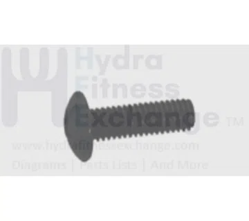 Vision Fitness Stationary Bike Button Head Screw M5 - 0.8P x 15L 020340-00