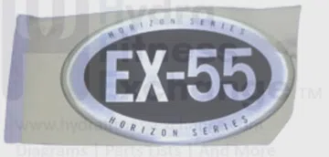 Horizon Fitness EP132 Elliptical Decal Side Cover 049406-BX