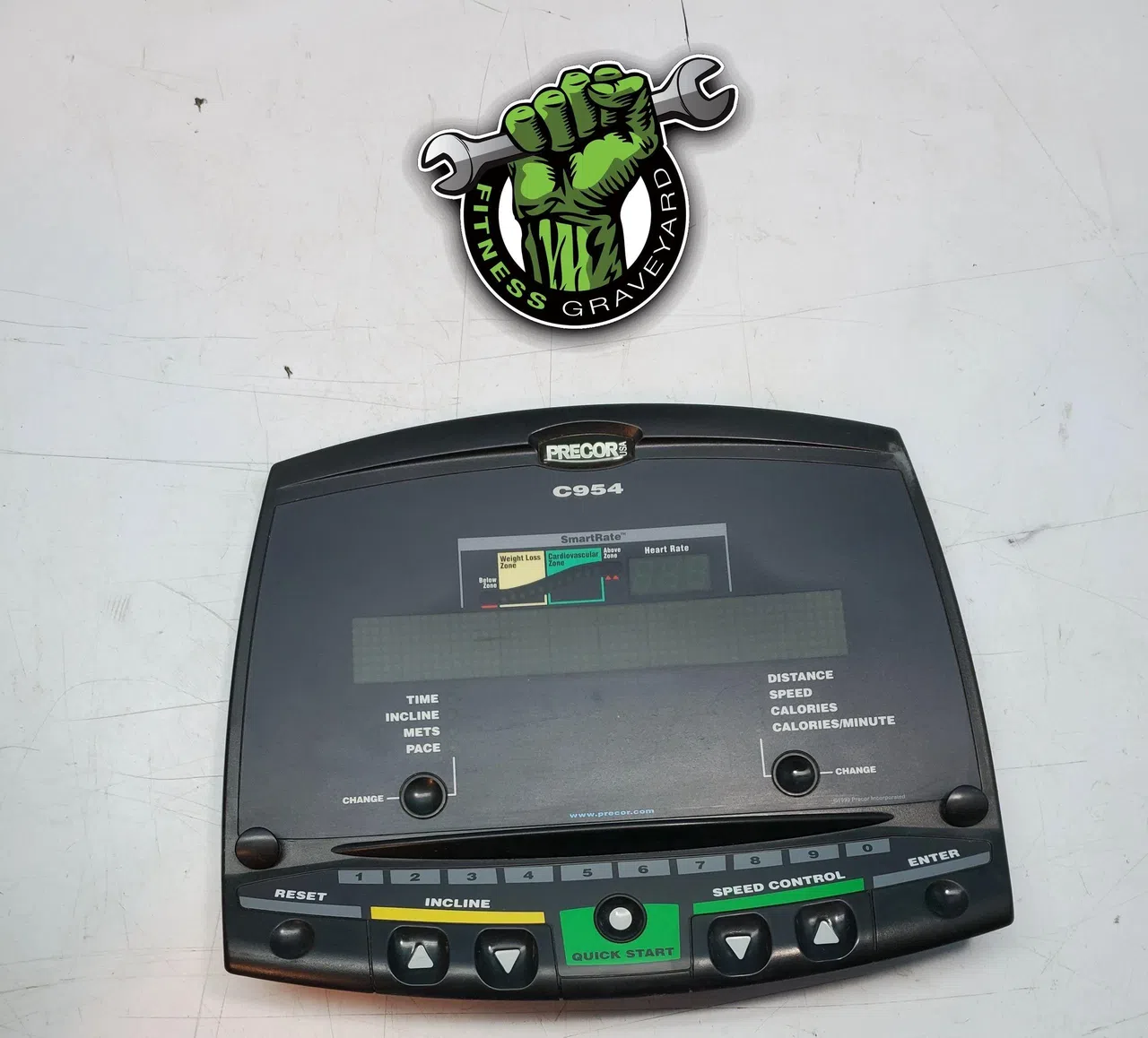 Precor C954 Overlay # 44395-501 USED