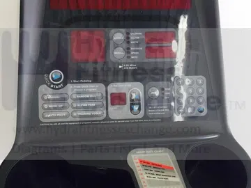 StarTrac Recumbent Upright Bike Display Console 9-6300 4400 6400
