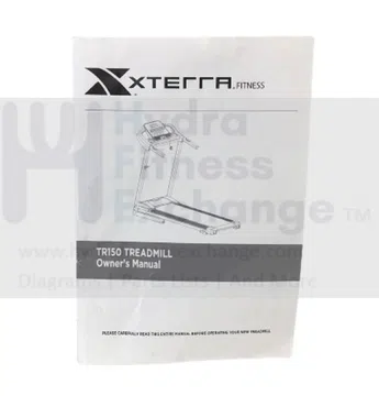 Xterra Fitness TR150- 450887 Treadmill User Owner's Manual