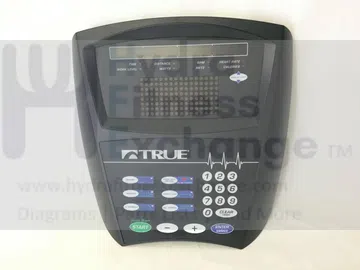 Used True Fitness Z5.1 Elliptical Display Console Assembly