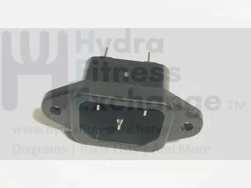 Trimline Fitness 7150.4 Treadmill Power Supply Socket Inlet Entry 703W-00/04