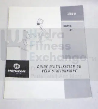 Horizon Fitness R3 - RB201 Stationary Bike User's Manual Guide France 103257